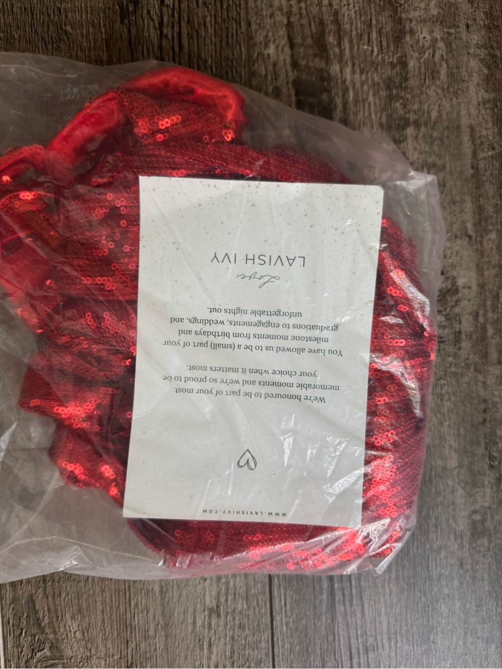 Lavish Ivy Red Sequin Backless Maxi Dress Luxury Size Small — image 2 of 8